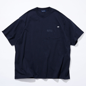 NAUTICA 24SS HIDDEN LOGO S/S PKT TEE 全棉宽松刺绣口袋短袖T恤