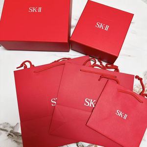 SK2 专柜正品 护肤品礼品袋 纸袋包装袋 手提袋 空礼盒 全套现货