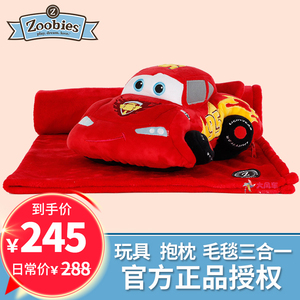美国正版Zoobies玩具迪士尼赛车总动员闪电麦坤男孩圣诞礼物