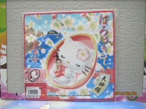 07年日本和歌山限定Hello Kitty天神样小号毛巾