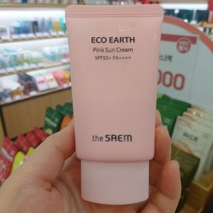 韩国正品the SAEM(得鲜)Eco Earth Power Pink生态能量粉防晒现货