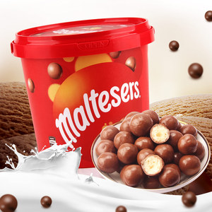 澳洲进口麦提莎夹心牛奶巧克力465g麦丽素桶装网红礼物休闲零食