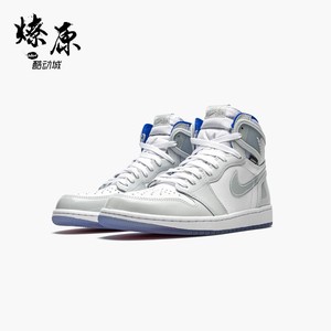 燎原 Air Jordan 1 AJ1 ZOOM R2T 白蓝漆皮 小迪奥CK6637-104