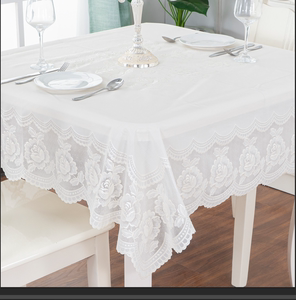 正方形桌布防水防油免洗四方桌田园家用八仙桌台布PVC塑料餐桌布