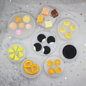 蛋白糖甜筒球奶油粒奥利夹心威化饼干装饰模具饼干模巧克力模厚