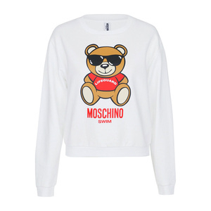 Moschino/莫斯奇诺 新款卡通泰迪小熊印花运动套头卫衣女 A1702