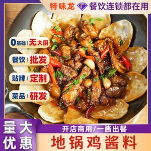地锅鸡酱料商用黄焖鸡炒鸡酱料 料理包火锅调味料快餐/外卖店