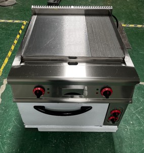电扒炉连焗炉 烤箱 条纹牛排炉 全平 1/3坑  镀铬电铁板 西餐设备