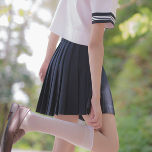 【现货清仓】JK制服裙 浓绀色 日本学生校服水手服正统夏裙