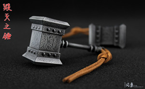 长柄162毁灭之锤兵器模型刀剑魔兽世界1:6雷神托尔复仇者联盟Thor