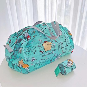 日本卡通史努比库洛米kitty猫购物袋风琴褶折叠环保大容量布袋
