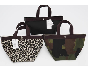 都市时髦考杜拉面料经典托特手提包迷彩豹纹防水通勤购物包妈咪包