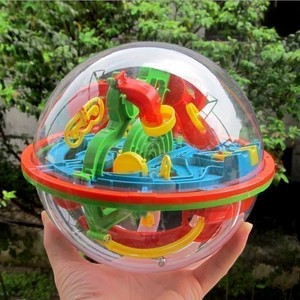 幼儿园儿童益智玩具 磁性迷宫走珠子球 3d立体大号魔幻迷宫球成人