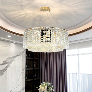 意大利设计师水晶吊灯客厅轻奢别墅餐厅高端创意个性芬迪主卧室灯