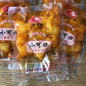 一碟丰味牌早餐小可口萝卜干条干辣味泡菜萝卜50g原小川郎丰旺