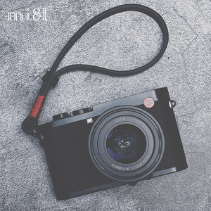 Mi81植鞣牛皮适用于富士旁轴X100V X100VI XT30II XT5真皮手绳徕卡M11 M10R相机手腕带佳能索尼挂绳手工制作
