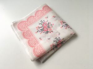 日本单丝光棉80支女士手帕全棉擦汗方巾手绢48厘米领巾包裹巾