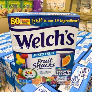 上海costco代购淳果篮Welch's混合水果味软糖进口零食果汁糖果2kg