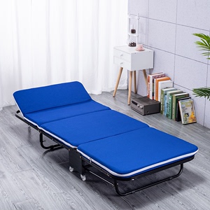 三折折叠床单人办公室午休床午睡床海绵沙发便携简易床医院陪护床