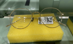 日本代购JINS睛姿 超轻大框纯钛框近视眼镜送1.74镜片UTF21A125