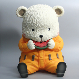 航海王海贼路飞手办吃瓜贝波熊模型巨大GK大熊雕像摆件现货玩具