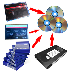 高质量转VHS老录像带DV带HI8电视台专用转换DVD数据光盘翻录制作