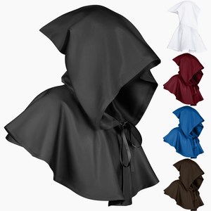 外贸万圣节COS服装死神披风 中世纪带帽披风成人Reaper's Cloak。