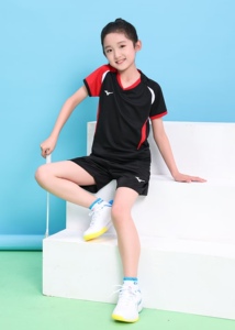 美津浓羽毛球排球服男女运动速干网球服套装排球比赛训练服定制印
