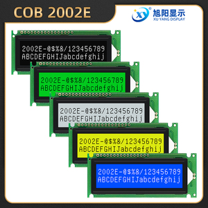 2002E蓝屏LCD液晶屏AIP31066L兼容SPLC780D显示器COB模组83x34MM