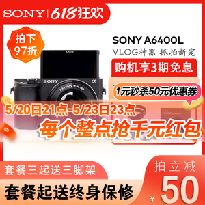 Sony/索尼 A6400L16-50镜头a6100高清微单反高清数码相机A6000