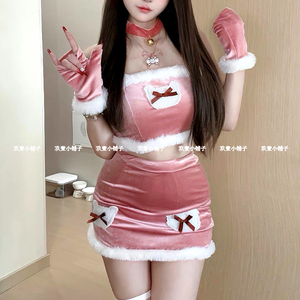 圣诞兔女郎性感内衣套装cosplay服装纯欲网红主播夜店演出服战袍