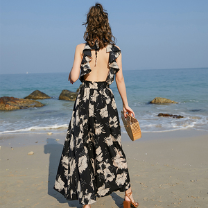 沙滩裙女夏海边度假长裙马尔代夫超仙普吉岛泰国巴厘岛雪纺连衣裙