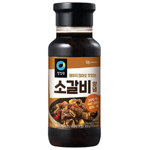 韩国清净园烤牛排牛肉酱猪肉猪排腌制排骨用烧烤酱500g