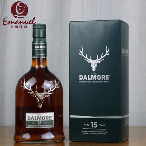 Dalmore大摩 15年苏格兰单一麦芽威士忌帝摩达尔摩进口洋酒正品