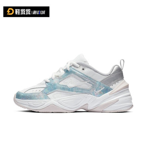 Nike M2K Tekno 耐克蓝白女渲染低帮老爹鞋休闲跑步鞋AO3108-103