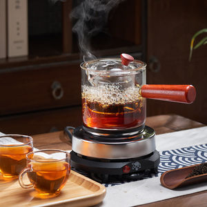 煮茶器耐热养生玻璃煮茶炉蒸茶炉煮咖啡炉加热炉电热炉酒店家用款