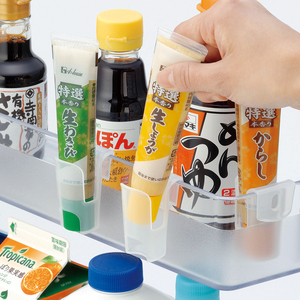 日本进口冰箱酱料收纳盒酱包芥末倒置整理盒方便面调料包置物挂架