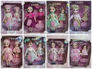 卡妮儿公主亲子娃娃 31首歌曲可以眨眼关节可动时尚礼品公仔玩具