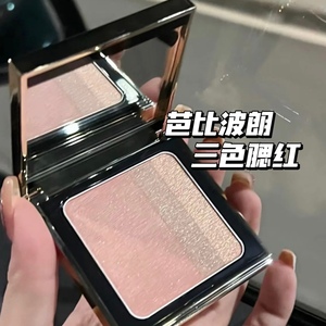 现货 Bobbi Brown芭比布朗2023新品三色腮红盘02 blushed peach04