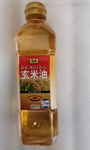 日本新鲜JAS进口炒菜油糙米米糠油胚芽油健康低卡JAS有ji600ml油