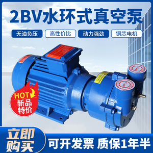 2bv水环式真空泵工业用水循环不锈钢防冻耐腐蚀抽真空泵