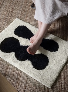 NICEONE原创设计北欧簇绒地毯ins风浴室地垫北欧风门垫简约床边毯