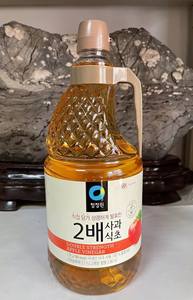 包邮*韩国原装进口清净园2倍苹果醋1.8L调味食醋