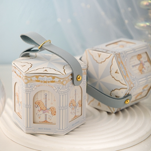 糖盒结婚喜糖盒高级感喜糖盒子空盒婚礼专用网红欧式新款个性礼盒