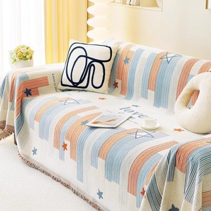 欧式棉麻沙发盖布巾一片式全包全盖万能沙发罩套茶几桌布四季通用
