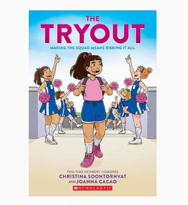 【预售】英文原版 The Tryout 试演 Scholastic 关于勇气竞争和友谊的漫画插画绘本儿童书籍