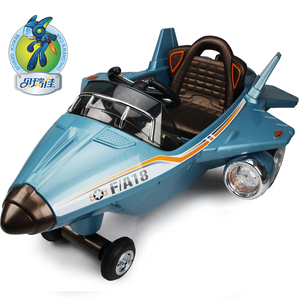 飞机款式儿童电动车四轮遥控童车可坐人小孩宝宝电动玩具电瓶汽车