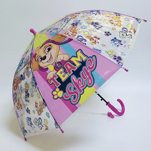 儿童透明雨伞男童幼儿园汪汪队天天卡通雨伞轻便可爱小伞