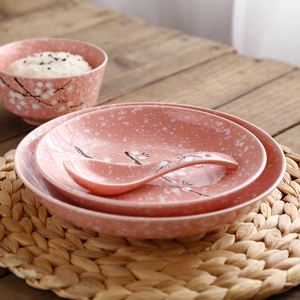陶瓷菜盘家用网红盘子单个深圆盘创意个性汤盘日式餐具早餐盘瓷盘