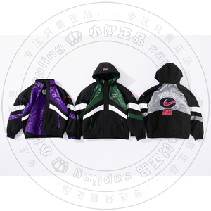 19SS Supreme Nike Hooded Sport Jacket 联名 帽子拆卸 棉服夹克